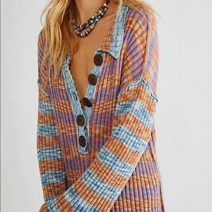 Free People Wendy Romper Striped